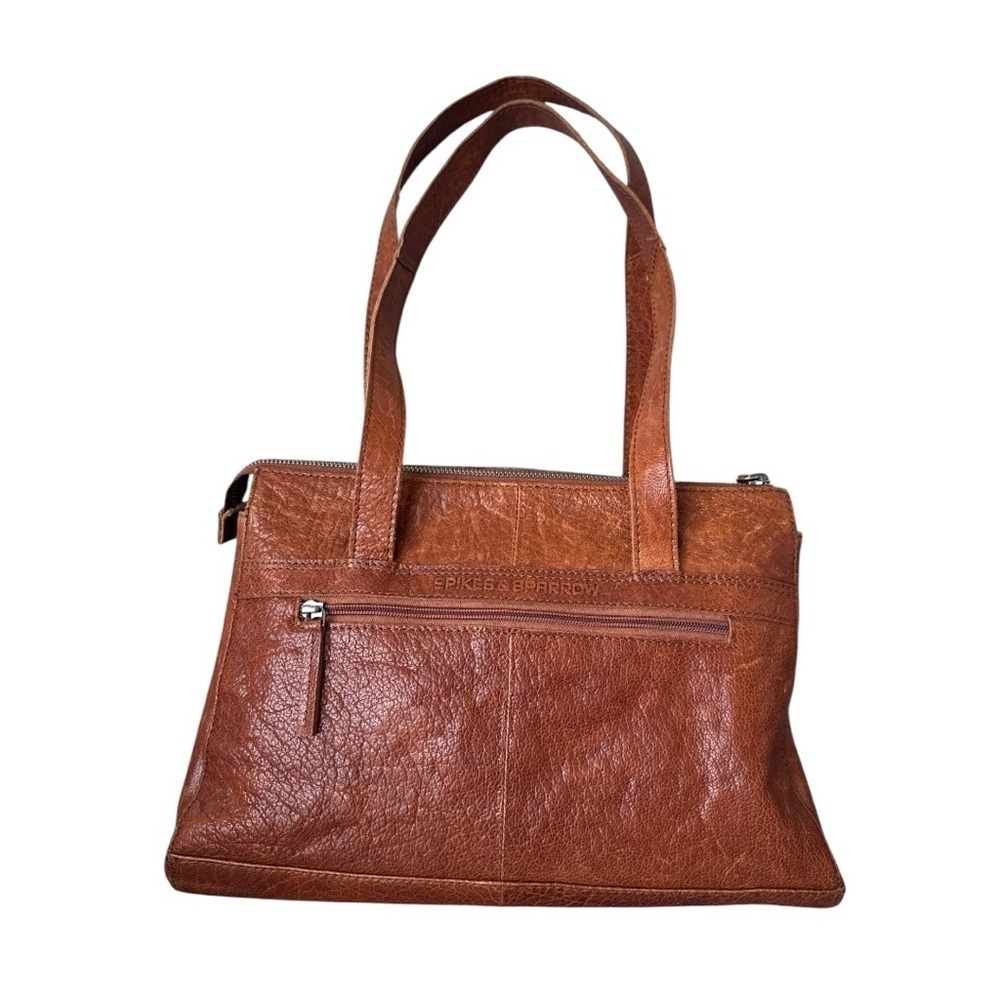 Spikes & Sparrow Genuine Leather Grained Shoulder Bag